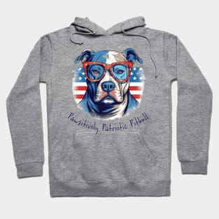 Pawsitively Patriotic Pitbull Hoodie